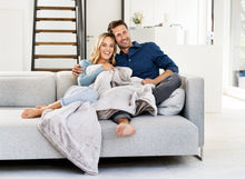 Cargar imagen en el visor de la galería, Manta Termica Electrica Temperatura Beurer HD 75 Nordic Taupe