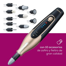 Cargar imagen en el visor de la galería, Set De Manicura Y Pedicura Recargable Beurer Mp 84