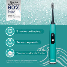 Cargar imagen en el visor de la galería, Cepillo De Dientes Sónico 5 en 1 Eléctrico Beurer Sc 50 Ocean Breeze