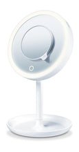 Cargar imagen en el visor de la galería, Espejo con Luz y Aumento para Maquillaje Beurer BS 45