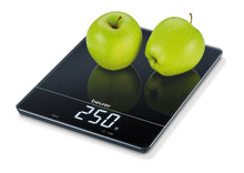 Cargar imagen en el visor de la galería, Balanza Digital De Cocina Pantalla Led Beurer Ks 34 Negro