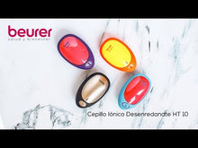 Cargar y reproducir el video en el visor de la galería, Cepillo Iónico Desenredante Beurer HT 10 Púrpura-Rosa