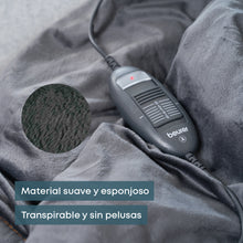 Cargar imagen en el visor de la galería, Manta Frazada Eléctrica 6 Niveles Temperatura Beurer Hd74le Negro Hd 74 Le
