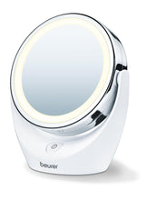 Cargar imagen en el visor de la galería, Espejo con Luz y Aumento para Maquillaje Beurer BS 49
