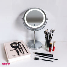 Cargar imagen en el visor de la galería, Espejo con Luz y Aumento para Maquillaje Beurer BS 55 CATALOGO
